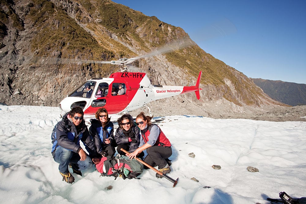 Le glacier Franz Josef de Nouvelle-Zélande contre le glacier Fox 2