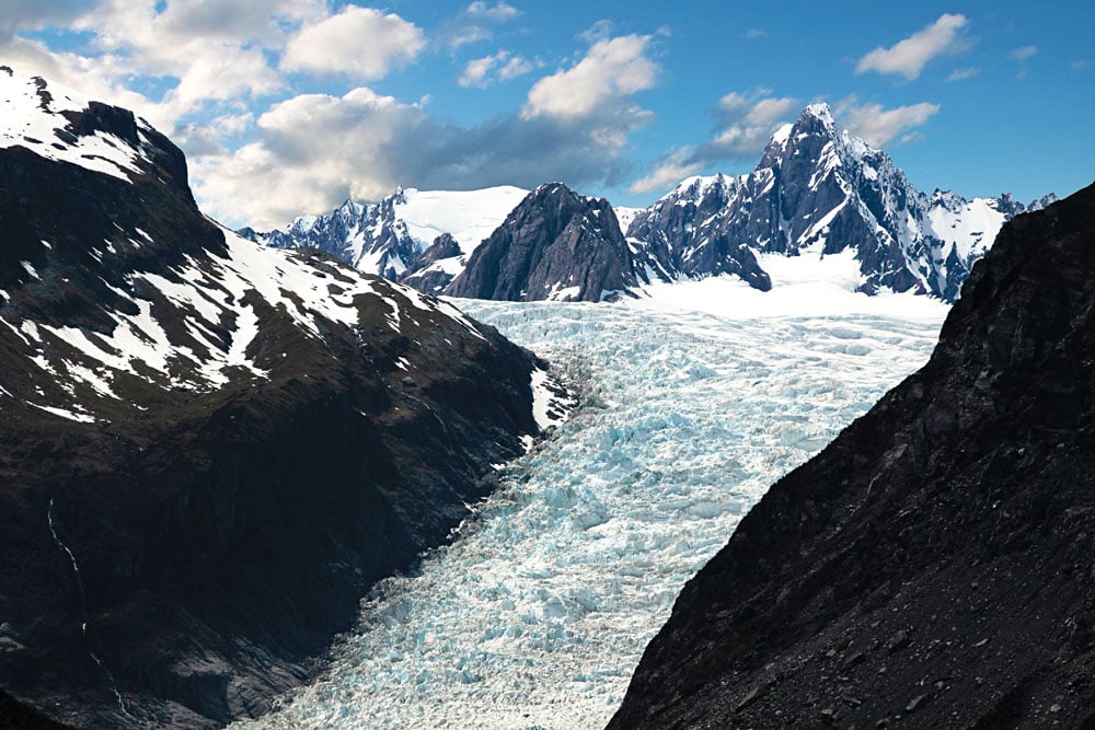 Le glacier Franz Josef de Nouvelle-Zélande contre le glacier Fox 4